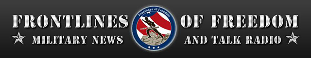 frontlines of freedom military news and talk radio show banner